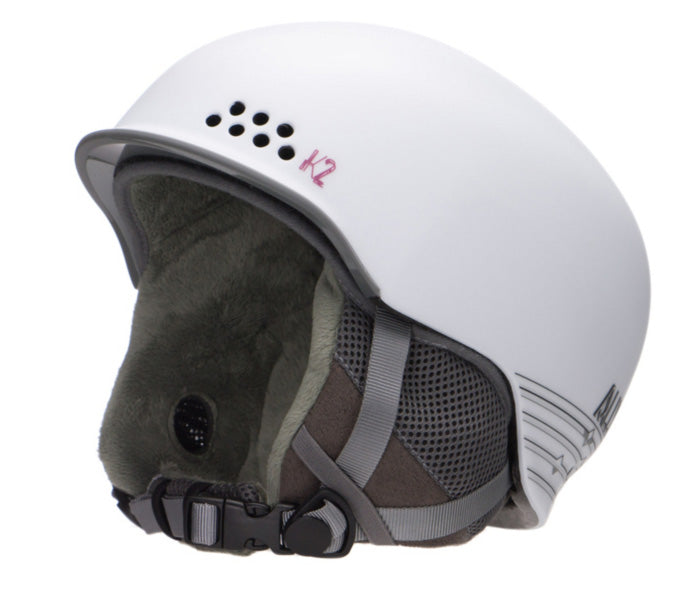 K2 Ally White Womens Girls Dial Helmet Snowboard Ski skate, wake, bike K2 Ally White Womens Girls Dial Helmet Snowboard Ski skate, wake, bike
