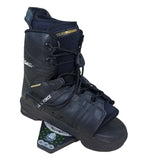 Liquid Force Shawn Watson Pro Model Open Toe Wakeboard Binding Boots Mens 7-8 or Womens 8-9) blem
