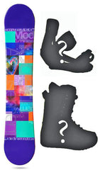 144cm Modern Amusement Dream Purple Womens's Girl's Snowboard, or Build a Package with Boots and Bindings