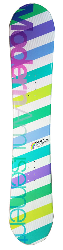 144cm Modern Amusement Palm Green, Camber Women Snowboard, Build a Package with Boots and Bindings.