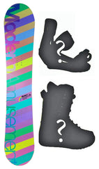 144cm Modern Amousement Palm, Camber Womens Snowboard, Build a Package with Boots and Bindings.