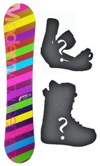 144 Modern Amusement Palm, Camber Womens Snowboard, Build a Package with Boots and Bindings.