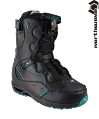 Northwave Opal Super Lace Snowboard Boots Black Womens 6