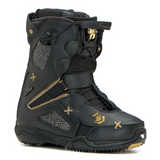Northwave Freedom Super Lace Snowboard Boots Black Gold Girls 5-5.5 Euro 37