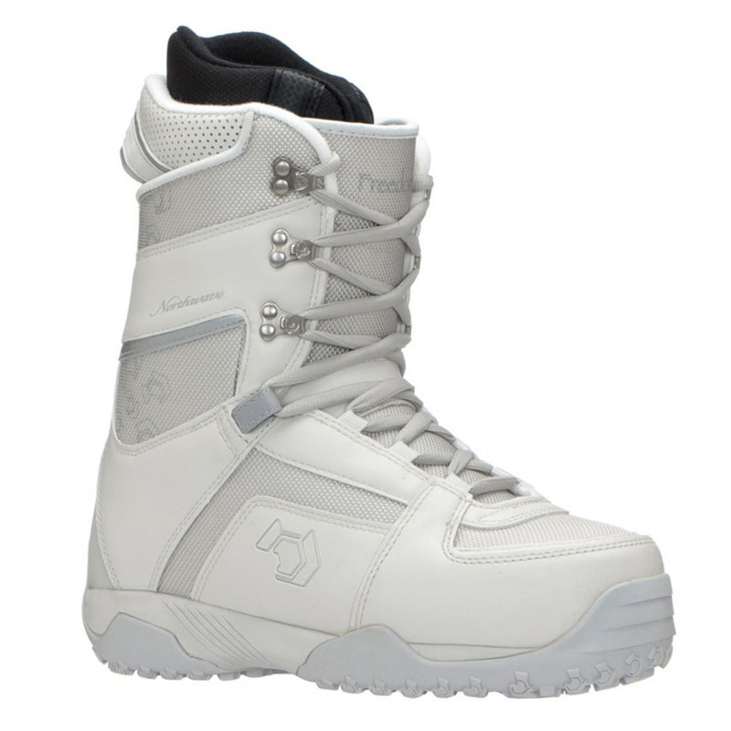 Northwave Freedom Snowboard Boots Off White Silver Men size 5.5 6 Mondo 24