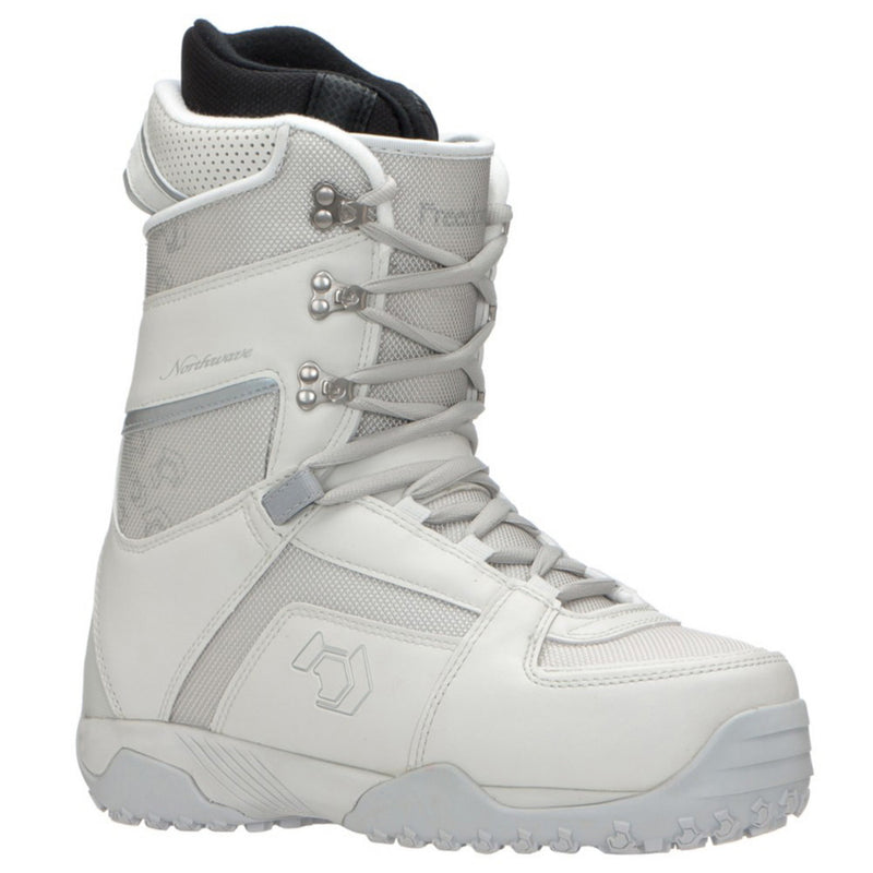 Northwave Freedom Snowboard Boots Off White Silver Womens 5.5 6 Mondo 23