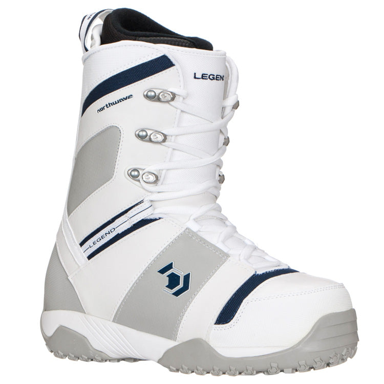 Northwave Legend Snowboard Boots White Blue Silver Women 10 10.5