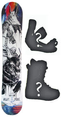 148cm  Nightmare Baphomet Snedden Rocker Snowboard, Build a Package with Boots and Bindings