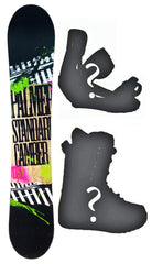 151cm Palmer Standard, Camber Mens Blem Snowboard, Build a Package with Boots and Bindings.