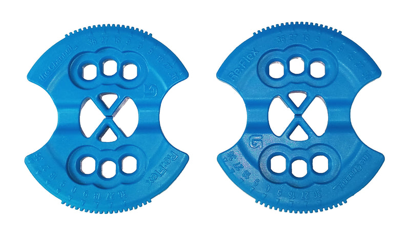 Burton Flex EST ICS Channel Replacement Mounting Discs (Pair) Blue