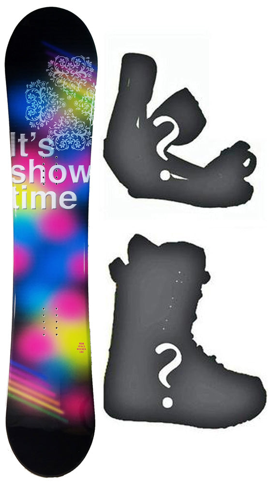 140cm SLQ Space Camber Womens Snowboard, Build a Package with Boots and Bindings.