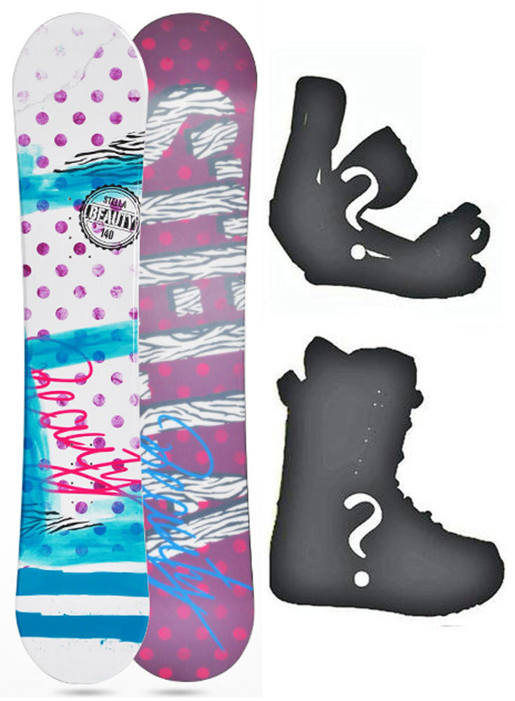 140cm Stella Beauty, Camber Womens Snowboard, Build a Package with Boots and Bindings.