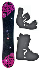 140cm Stella Disco Pink Camber Womens Snowboard, Build a Package with Boots and Bindings.