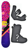 140cm Stella Leo Pink, Camber Womens Snowboard Build a Package with Boots and Bindings.