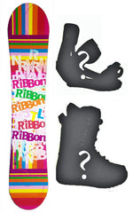 144cm Stella Ribbon Pink, Camber Womens Snowboard, Build a Package with Boots and Bindings.