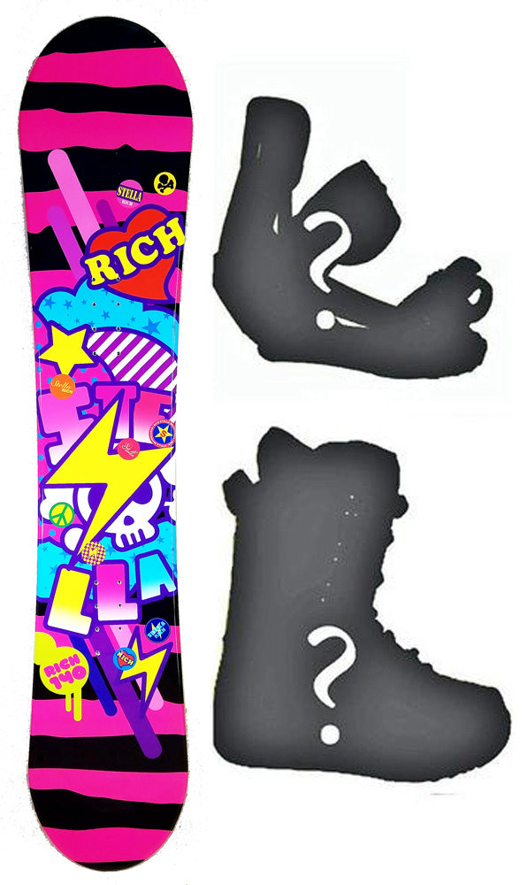 140cm Stella Rich Pink Camber Womens Snowboard, Build a Package with Boots and Bindings.