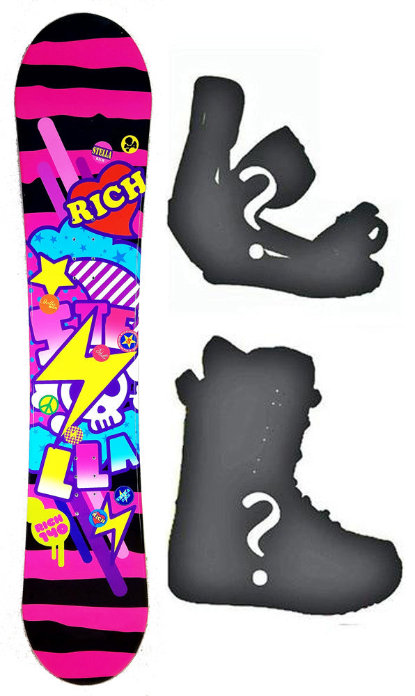 144cm Stella Rich, Camber Womens Blem Snowboard, Build a Package with Boots and Bindings.