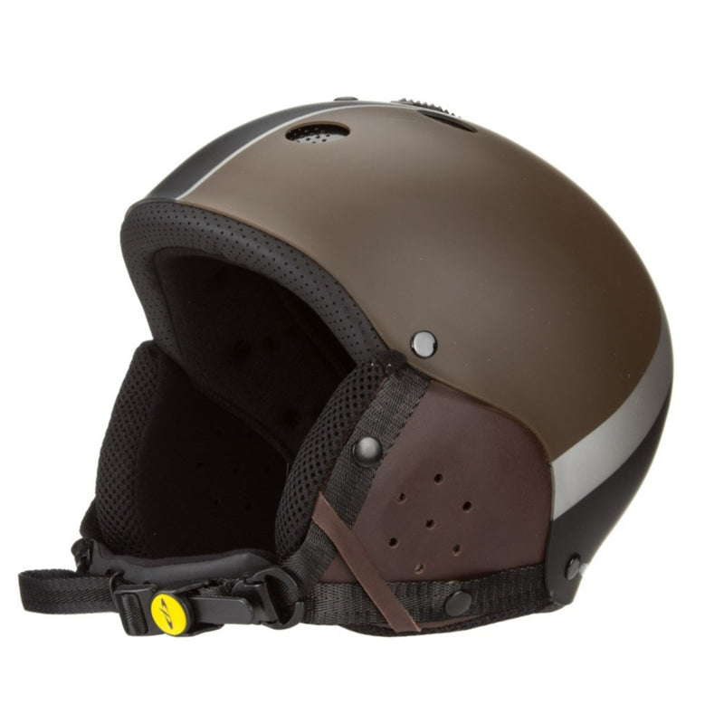 brown snowboard helmet SwissBrand CP Blow Adjustable Snowboard Ski Helmet Brown Black S M L X