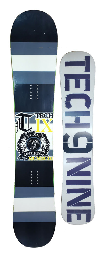 150cm, 153cm Technine IX-Flat Blem Black Rocker Board or Build a Snowb
