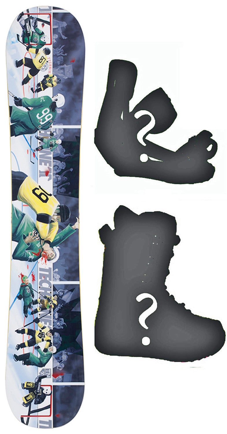 150cm  Technine Dylan Team Thompson Hockey Rocker Snowboard or Build a Package with Boots and Bindings