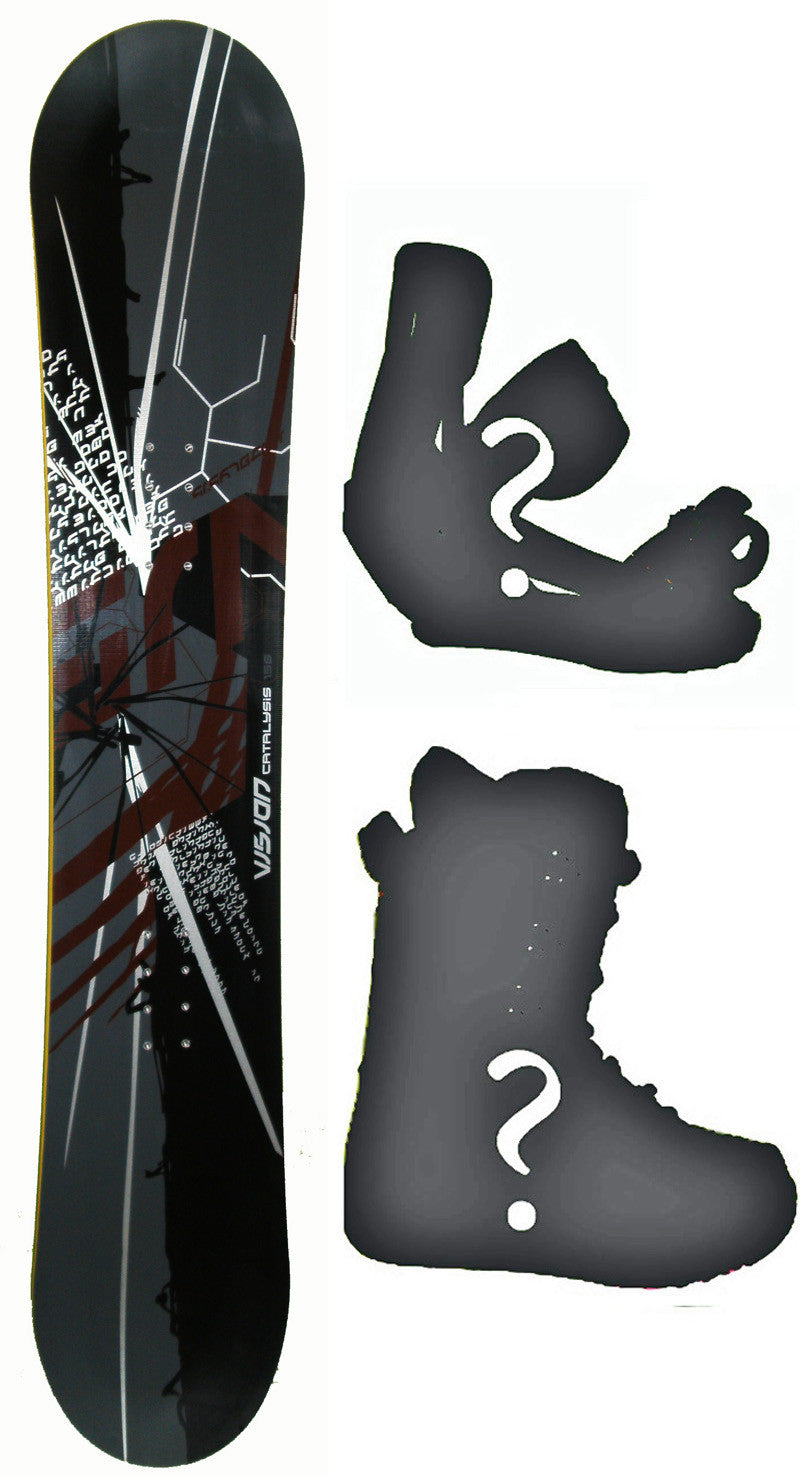 152cm  Vision Catalysis Camber Snowboard, Build a Package with Boots and Bindings