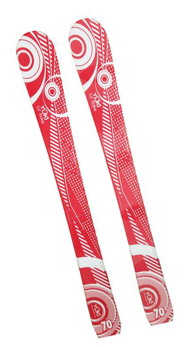 70,80,90cm Yuki Lil' Flake Jr. Skis Ski Blades, Ski Board or Build A Package