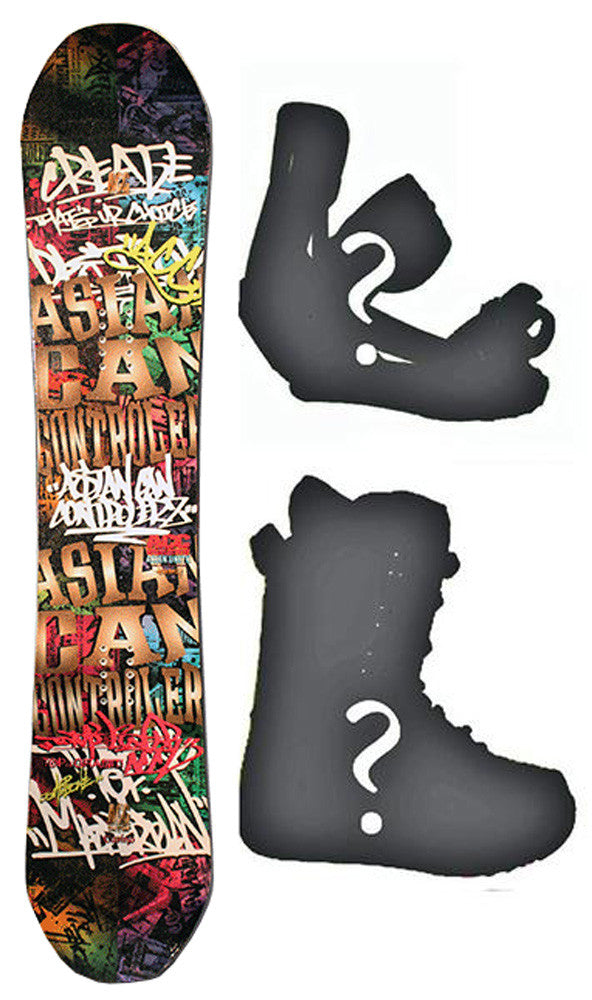 138cm ACC Casino Rocker Snowboard, Build a Package with Boots and Bindings.