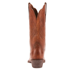 $175 Ariat Heritage Western Cowboy Boots Women's 6 B AR406 Brown Round NEW