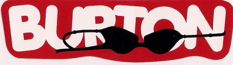 Burton Snowboard Sticker Name Dropper Bra 5.5"x1.5" #10