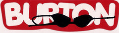 Burton Snowboard Sticker Name Dropper Bra 5.5