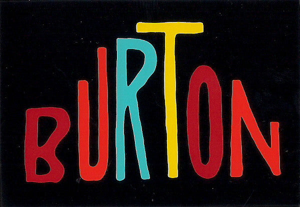 Burton Snowboard Sticker Flying V 3"x2" #28