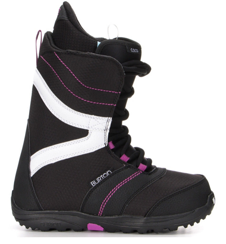 Burton Coco Women's Black Purple Lace Snowboard Boots 7