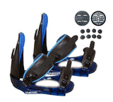 Burton Progression Snowboard Bindings Black Blue USED S/M  Small Medium Fits 6-11