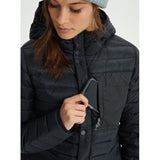 Burton Evergreen Down Hooded Jacket True Black Women Large