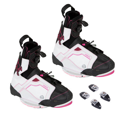 Hyperlite Syn DC Shoes Boa Pro Wakeboard Bindings Boots Womens Girls 4-5.5 2nd