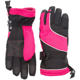 Grand Sierra Oxford Bec Tech Snowboard Gloves Waterproof, Insulated Black Pink Kid Youth O/S 7-16