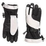 Grand Sierra Oxford Bec Tech Snowboard Gloves Waterproof, Insulated Black White Kid Youth O/S 7-16