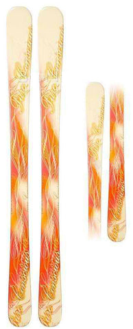 140cm LCV Pure Conscious Yellow Twin Tip Skis