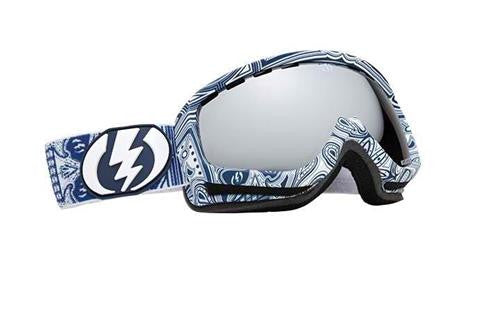 electric goggle eg1 Electric EGK Goggles Guru white blue Bronze Chrome lens Snowboard Ski