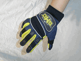 Exhaust GMC Snowboard gloves navy & yellow xs