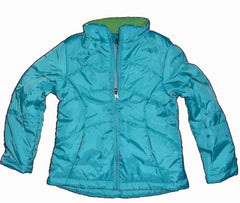 Faded Glory Snowboard Ski Girls Insulated Jacket CREW XS AQUA