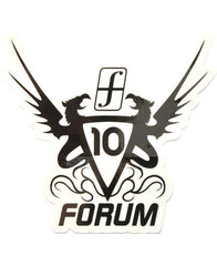 Forum Snowboard Sticker Anniversary Limited Edition Large Snowboarding White-Black