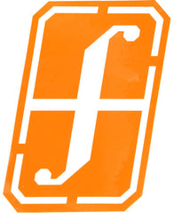 Forum Snowboard Sticker Recon  Snowboarding orange-white