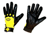 GMC Valkyrie Snowboarding Pipe-Gloves-BMX-MOTOX-ATV-Quad-MTB black yellow  Small
