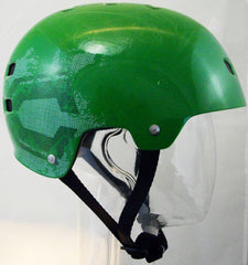 Capix Gambler Large Mens Helmet Green Gloss snow, skate, wake, bike