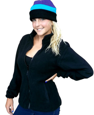 Ice Fleece Womens Base Layer dry-ride Snowboard Ski Jacket Zip up