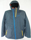 M3 Don Mens Snowboard Ski Jacket Ombre Blue Large