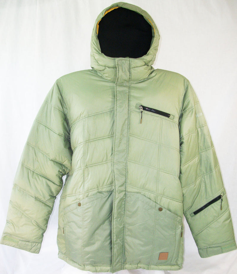 M3 Harry Mens Snowboard Ski Jacket Oil Green Large