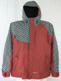 M6 Crankcase Mens Snowboard Ski Jacket Mars Red City Cube Large