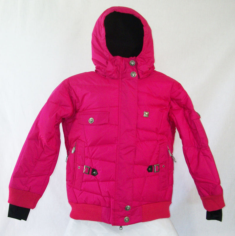 Monix Raggedy Ann Girls Snowboard Ski Jacket Pink Medium